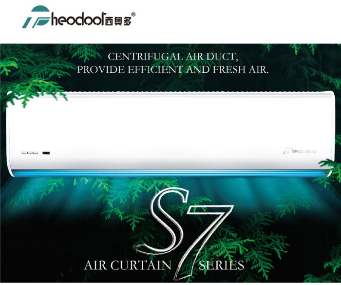 S7 Fan Air Curtain Overdoor Air Ventilation Creates Efficient Air Barrier