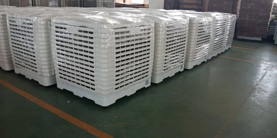 50000 Airflow 4.5 Kw Wet Curtain No Freon Water Air Cooling Fan