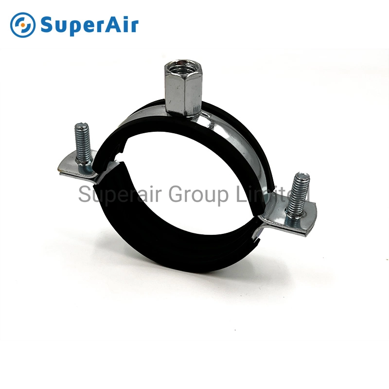 HVAC Galvanized Steel Pipe Clamp Used for Suspension of Rigid Circular Ducts