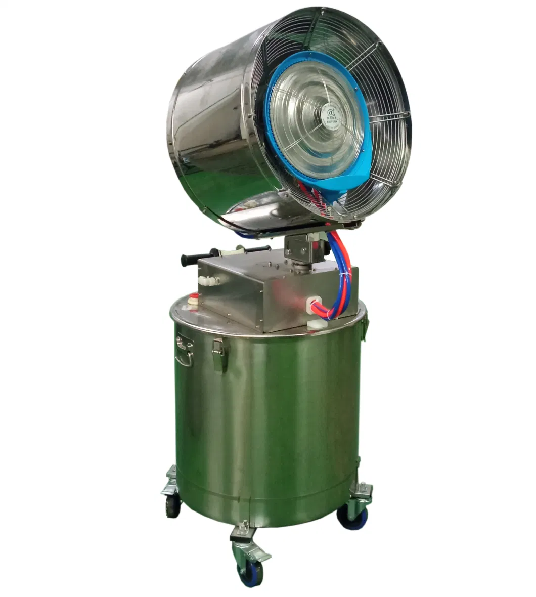Pneumatic Explosion-Proof Mist-Spraying Cooling Fan for Chemical Industry