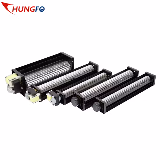 DC/AC Brushless Cross Flow Air Curtain Ventilation Aluminum Tangential Fan
