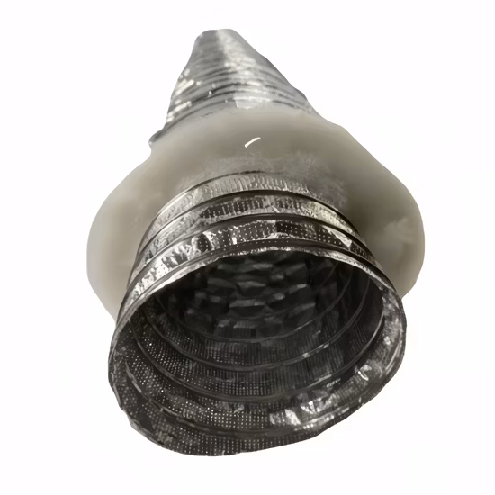 Insulated Flexible Air Duct/Hose Fiberglass Aluminum Foil Insulated Pipe Insulation Duct